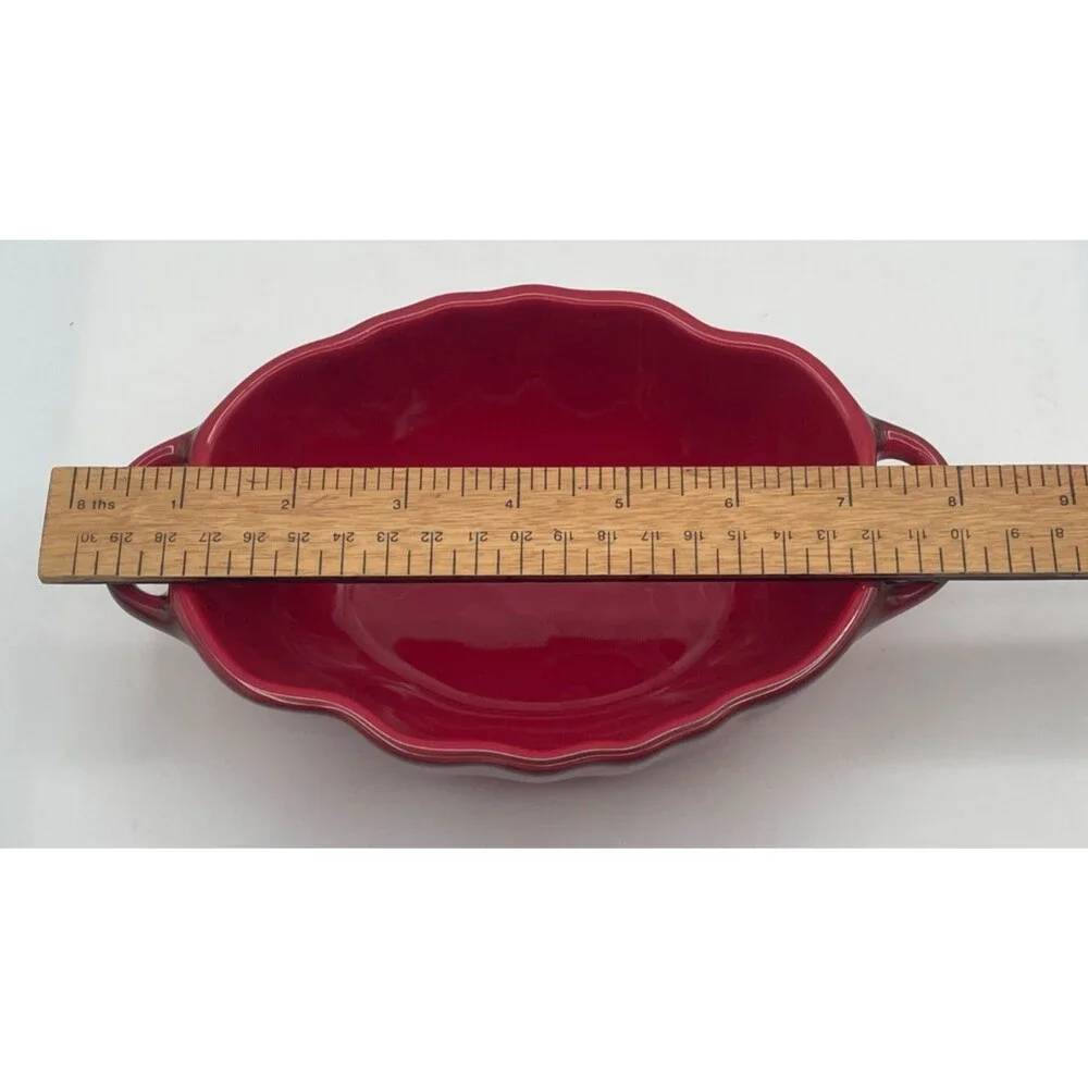 NEW Staub Petite Tomato Mini Cocotte Baking Dish 16 oz Red Double Handle No Lid